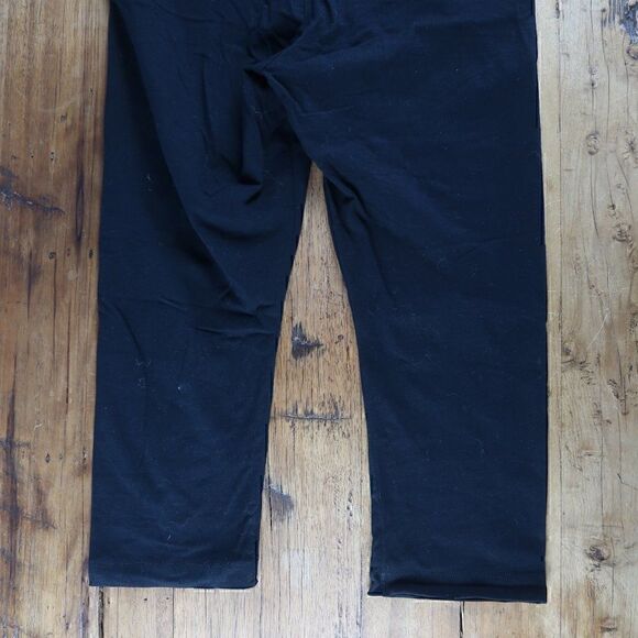 OLD NAVY BLACK CROPPED WIDE WAISTBAND FASHION LEGGINGS SIZE LARGE - Picture 6 of 6
